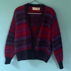 Le Moda Knitwear Hand-Loomed Cardigan M